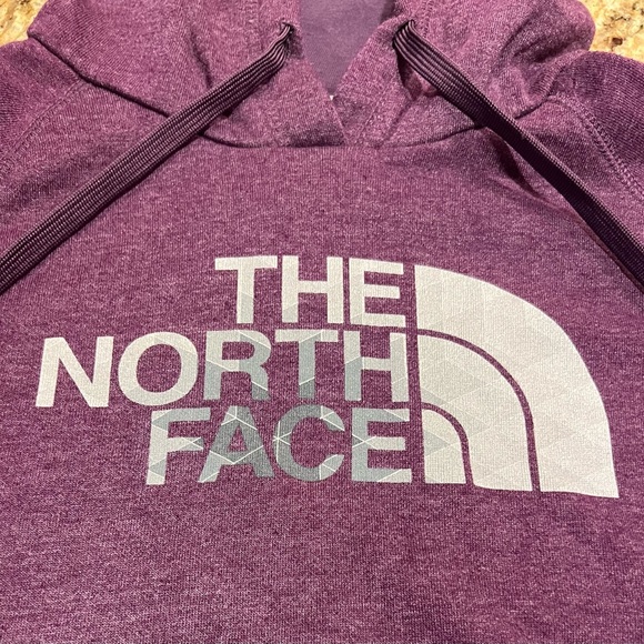Women’s Purple North Face hoodie - M - Picture 2 of 5